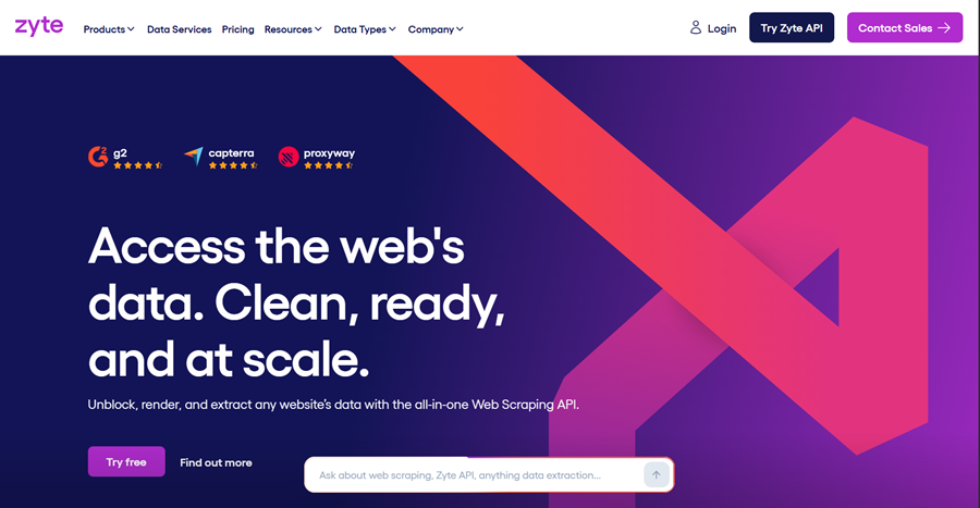 Zyte Website