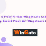 Cómo configurar Socks5 Proxy Lista Wingate.me en 2023