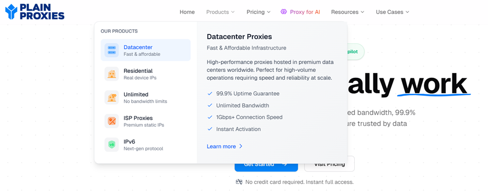 plainproxies products