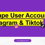 how to scrape user accounts on instagram and tiktok