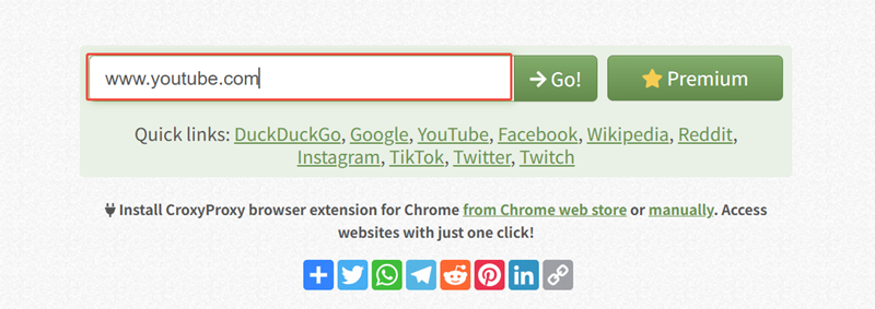 CroxyProxy Unblock YouTube