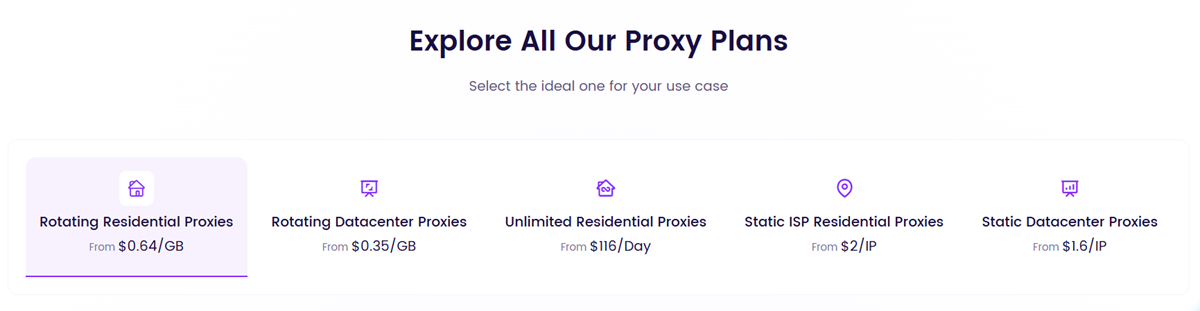 planos de preços do okeyproxy