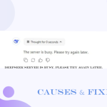 修复 deepseek 服务器繁忙错误