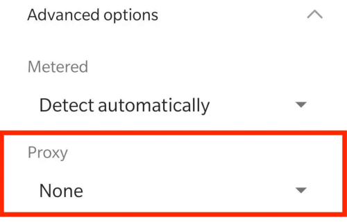 在 Android 上禁用代理