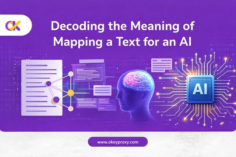 meaning of mapping a text for an ai