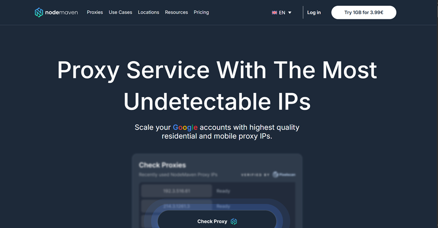 nodemavenウェブサイト