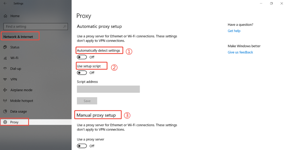 настройки прокси-сервера windows