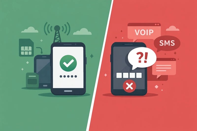 phone verification issues