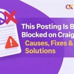 this posting is being blocked craigslist