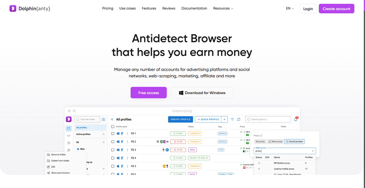 dolphin anty website