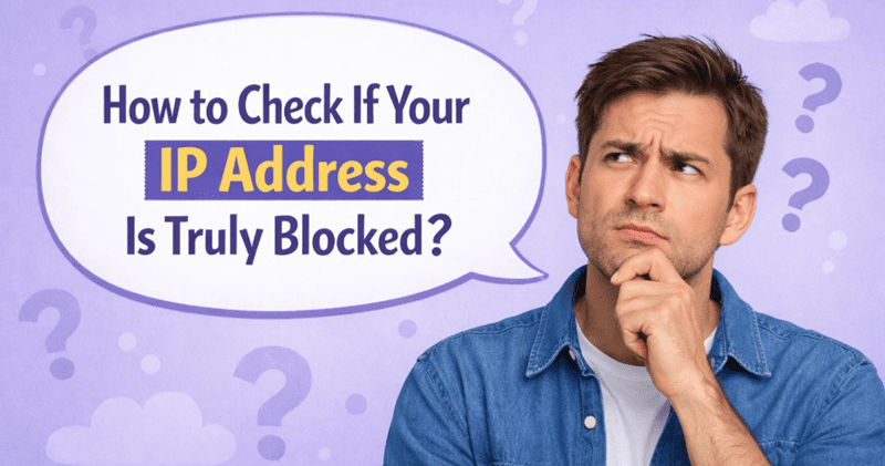 how to check if your ip address is blocked
