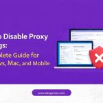 how to disable proxy