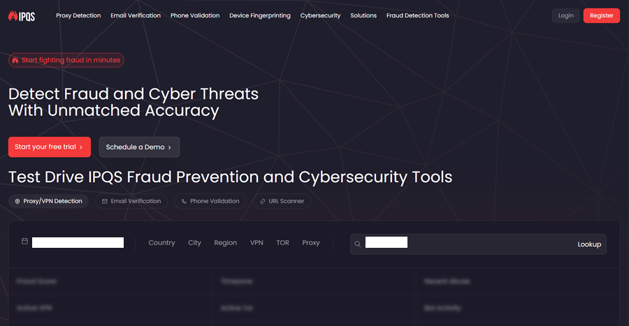 ipqualityscore website